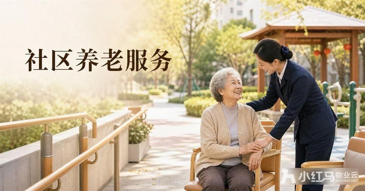 社区养老怎么运营?物业切入的五个服务场景