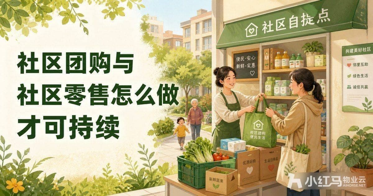 社区团购与社区零售怎么做才可持续:智慧社区运营重点