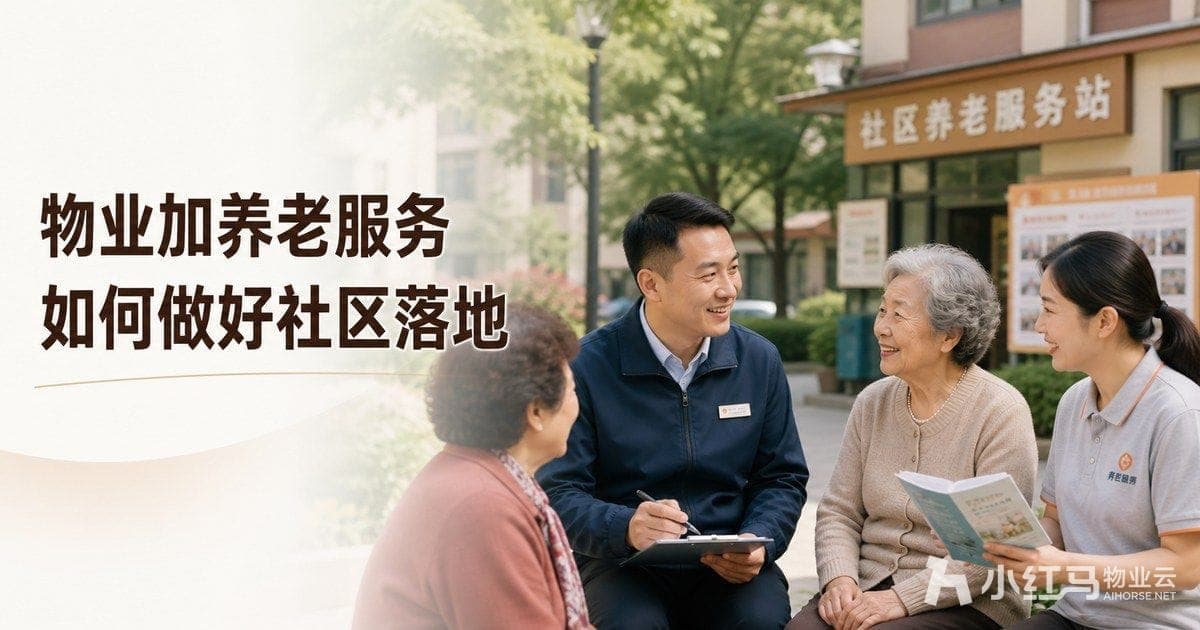 物业加养老服务如何做好社区落地:智慧社区适老化运营