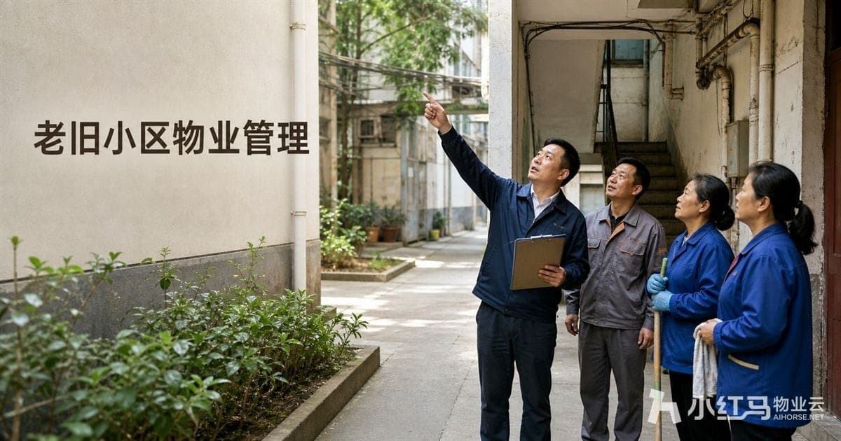 老旧小区物业管理难点:低成本提升方案
