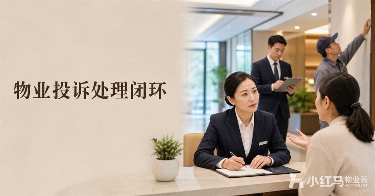 物业投诉怎么处理?从接诉到复盘的闭环方法