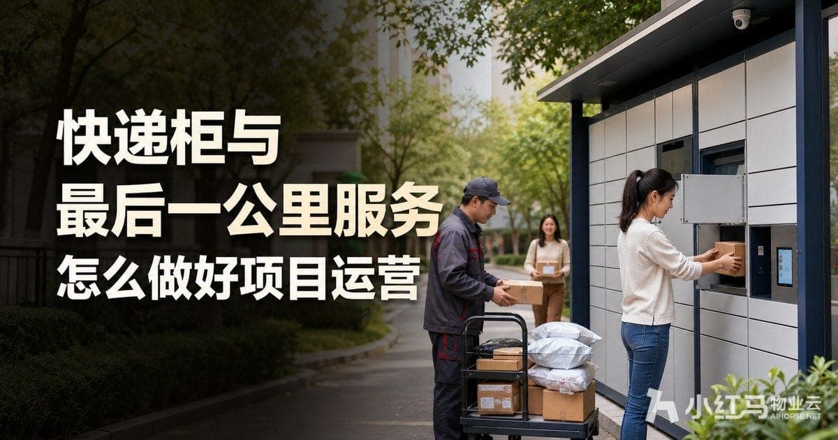 快递柜与最后一公里服务怎么做好项目运营:社区服务系统协同