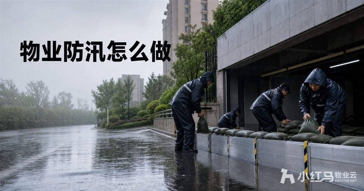 物业防汛怎么做?小区雨季应急指南