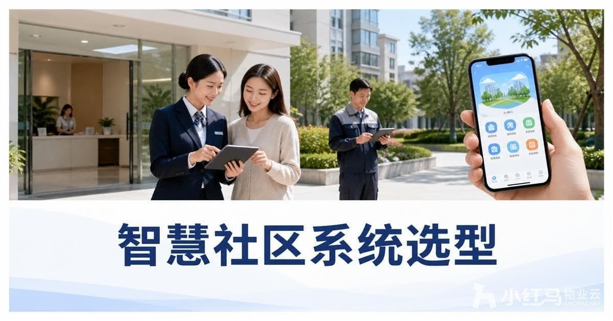 智慧社区系统怎么选:物业服务与多种经营一起看