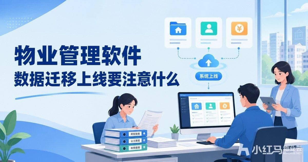 物业管理软件数据迁移上线要注意什么:系统实施与验收