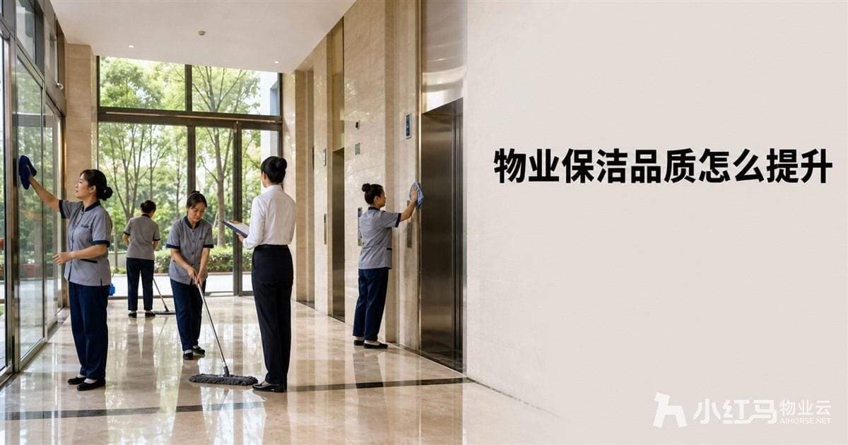 物业保洁品质怎么提升?现场管理方法