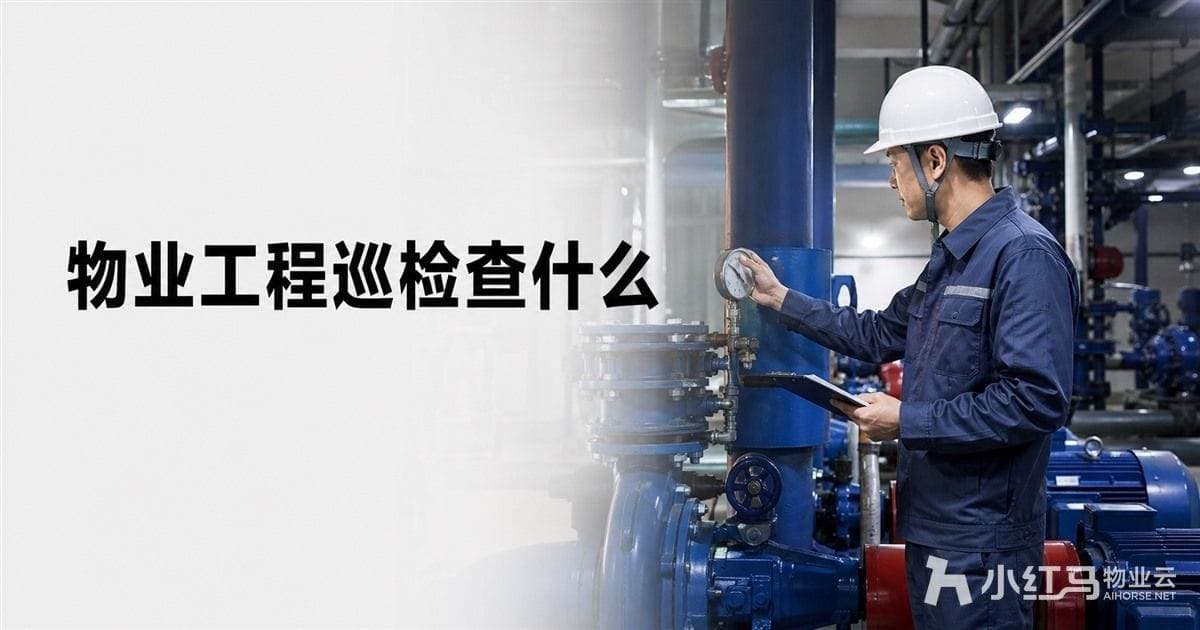 物业工程巡检查什么?设备安全清单