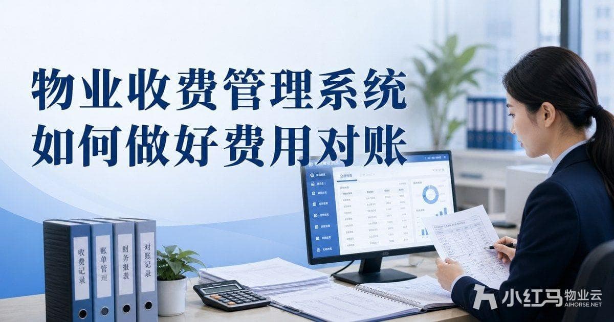 物业收费管理系统如何做好费用对账:收款核销与财务协同