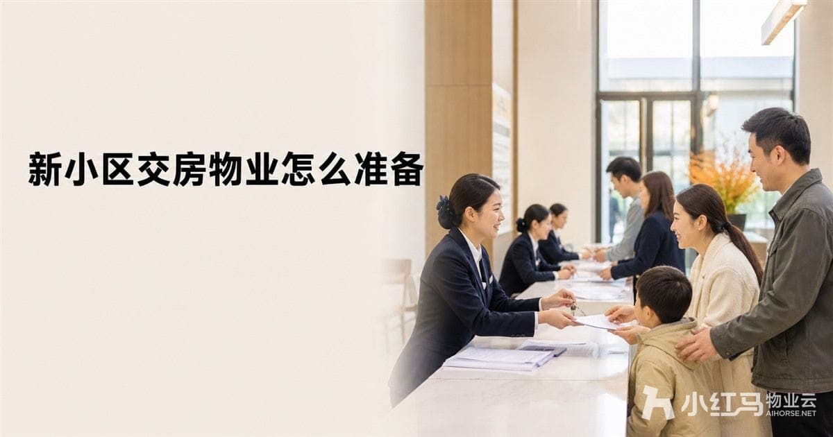 新小区交房物业怎么准备?集中交付清单