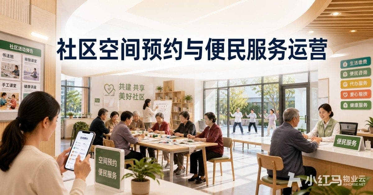 社区空间预约与便民服务如何做好运营:智慧社区系统协同