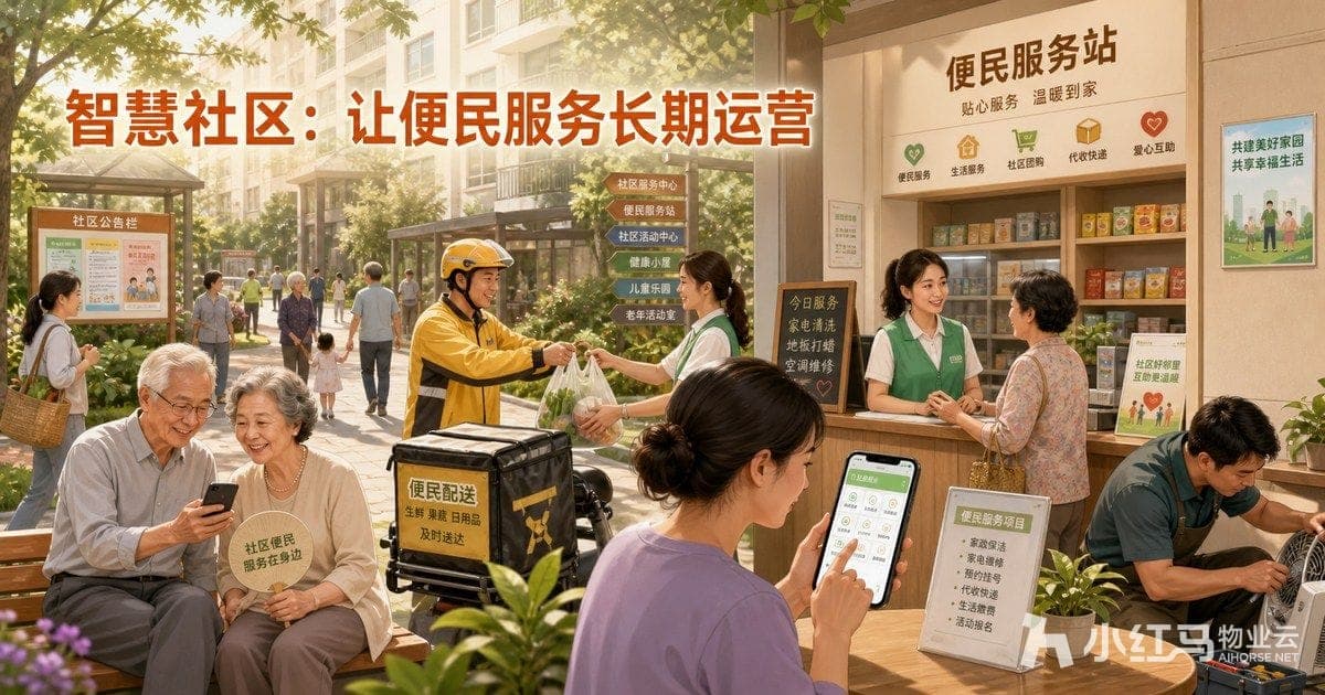 智慧社区如何把社区商业和便民服务做成长期运营:系统与履约