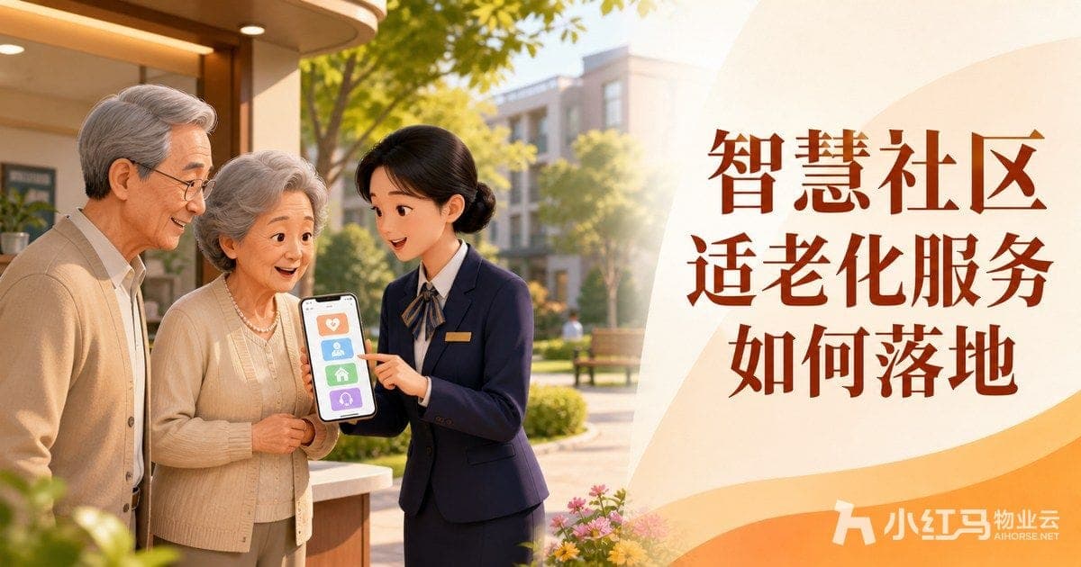 智慧社区适老化服务如何落地:物业小程序与线下服务协同