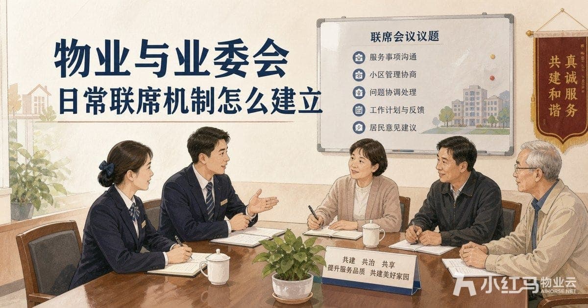 物业与业委会日常联席机制怎么建立:信息化协同方法