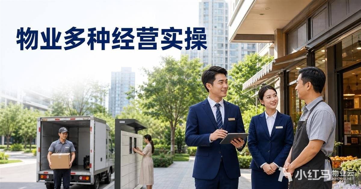 物业多种经营怎么玩?社区商户入驻与订单管理实操