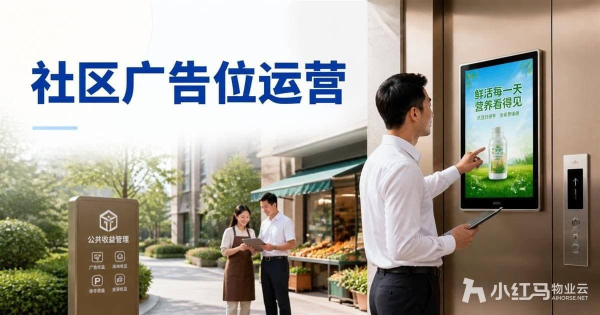 社区广告位运营系统怎么选?公区广告/电梯广告收益管理全攻略