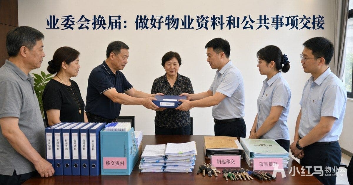 业委会换届如何做好物业资料和公共事项交接:档案与系统协同