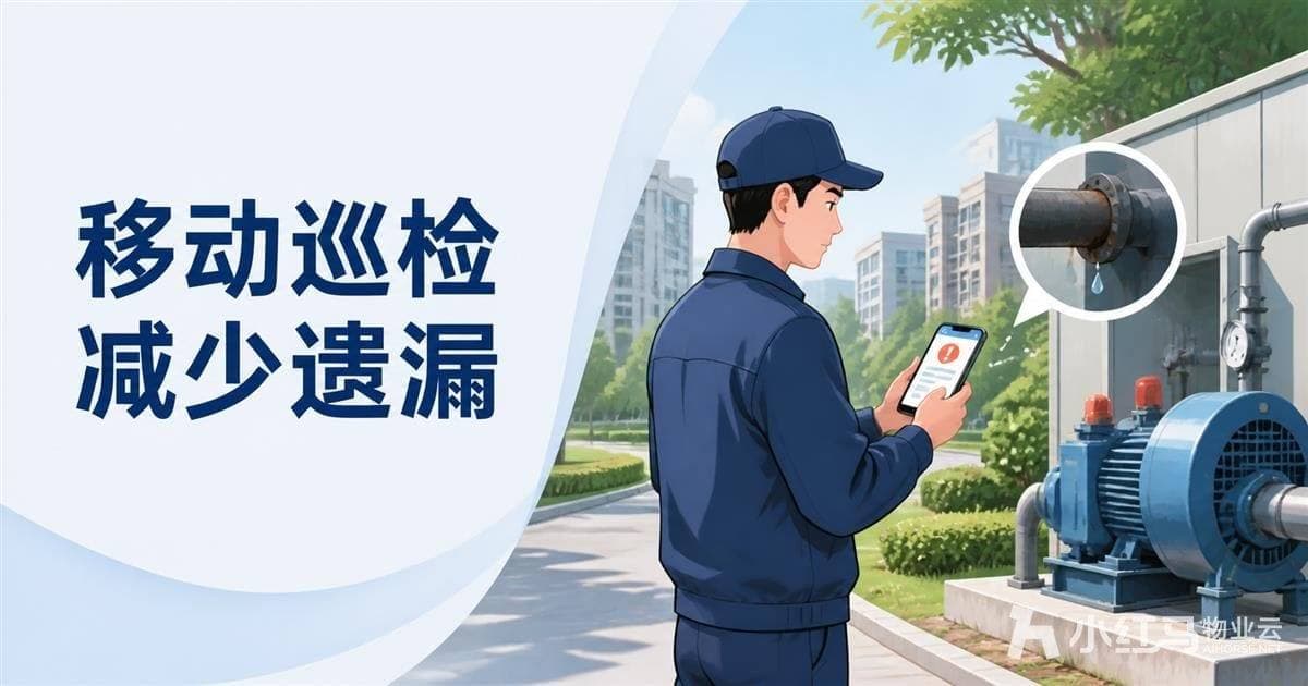 物业巡检如何减少现场遗漏?移动巡检实操方法