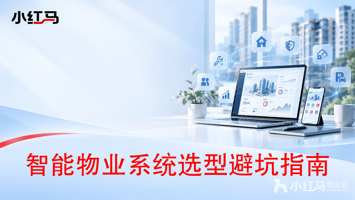 智能物业管理系统怎么选?收费工单业主服务配齐不踩坑
