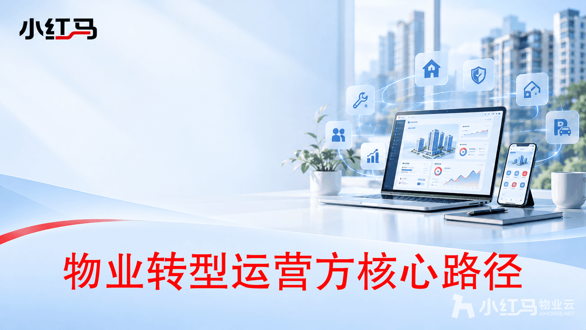 智慧社区综合服务平台,物业从收费管家到运营方就差这一步