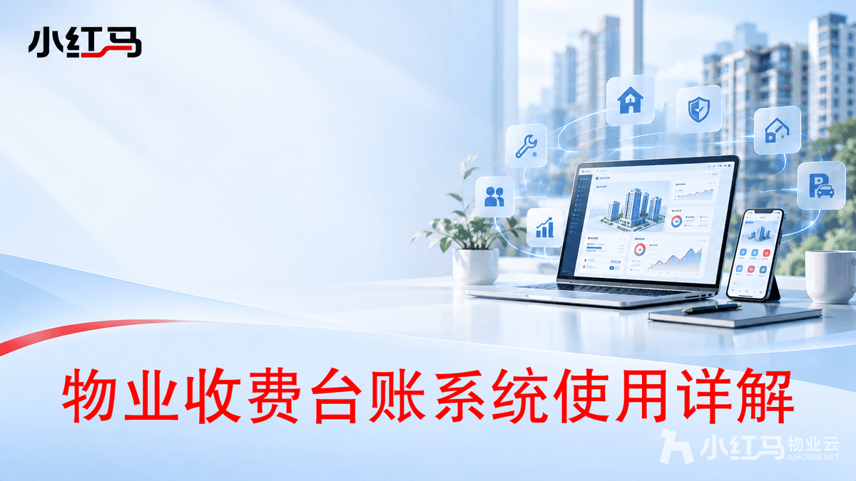 物业收费台账系统怎么用?欠费对账滞纳金一键搞定