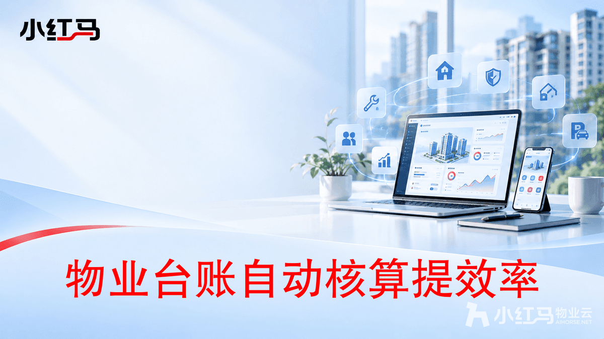 物业收费台账别手工记,系统自动算清欠费与滞纳金