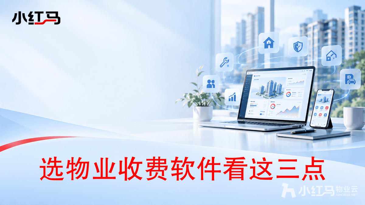 适合物业收费的软件怎么挑?看这3个核心功能就够了
