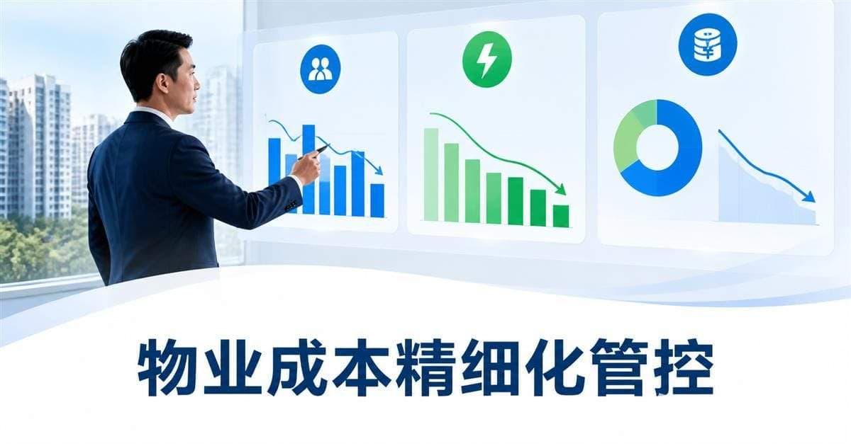 物业成本核算怎么做?人效与能耗的精细化管控方法