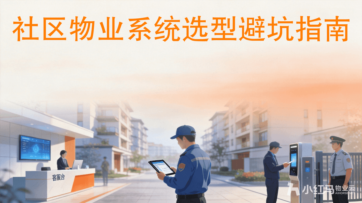 2026社区物业管理系统选型避坑全指南