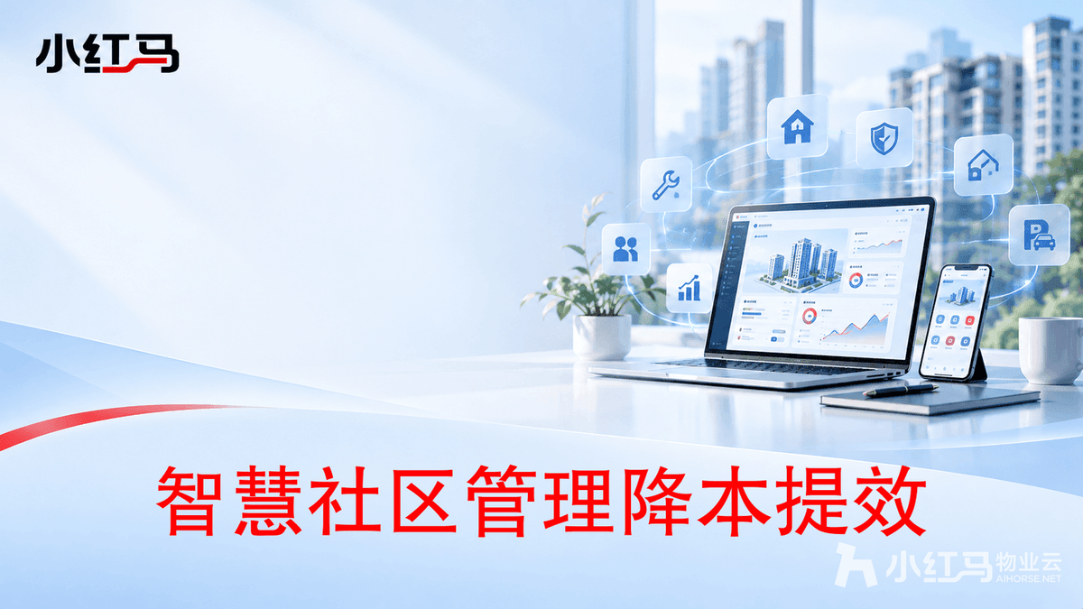 智慧社区管理系统:缴费报修道闸全管,物业少跑腿提效