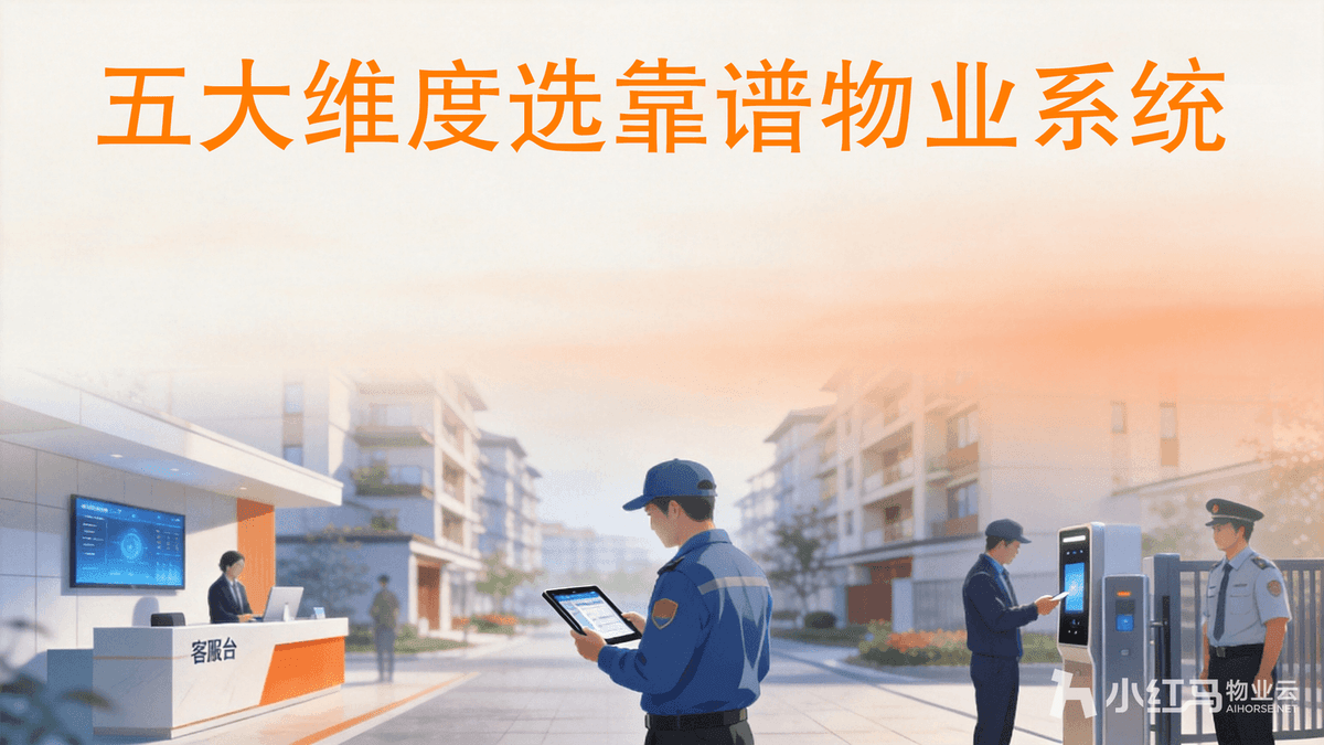 物业管理系统哪家好?5个维度对比帮你选靠谱方案