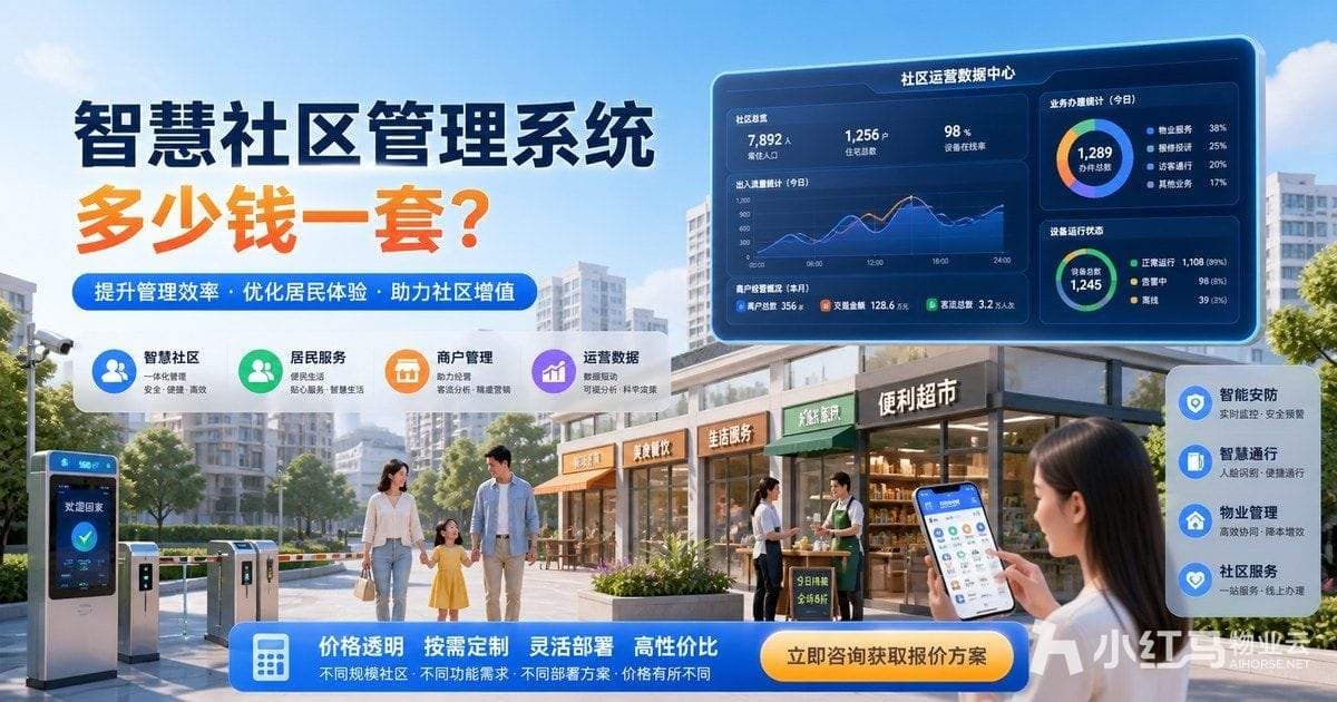 智慧社区管理系统多少钱一套:如何评估投入产出