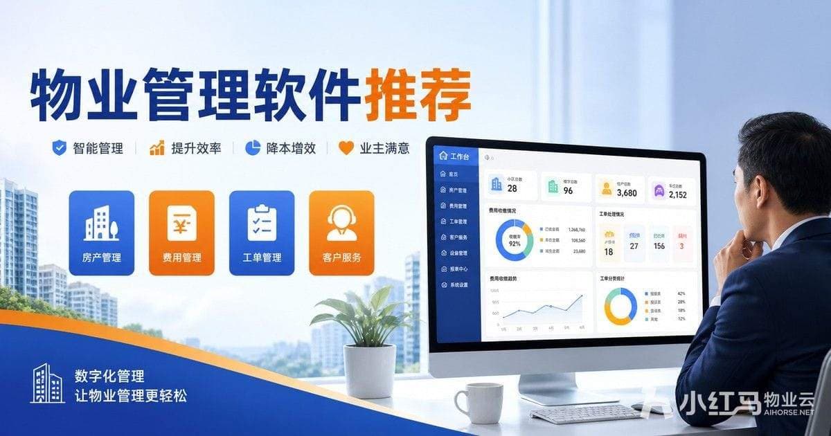 物业管理软件推荐:中小物业如何看功能与服务