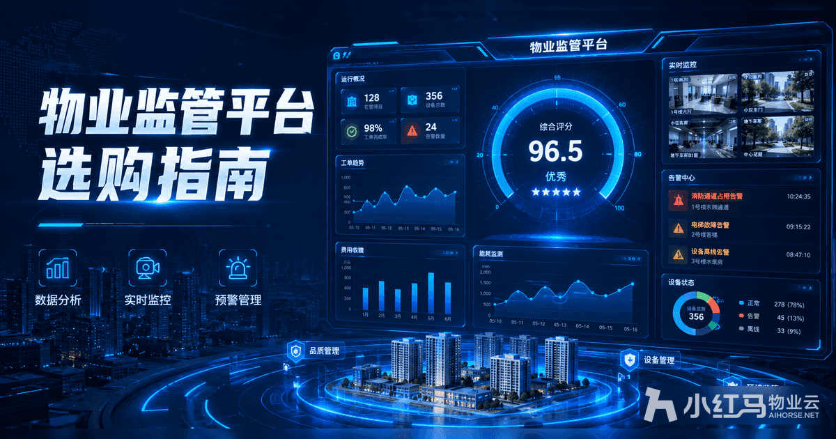 物业监管平台怎么选?2026年物业监管系统选购指南
