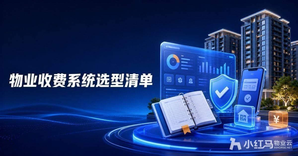 物业收费系统有哪些功能?选型清单