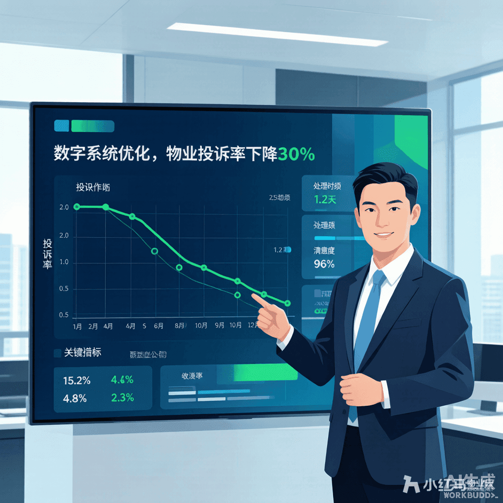 物业投诉率降80%,靠的不是态度,是系统
