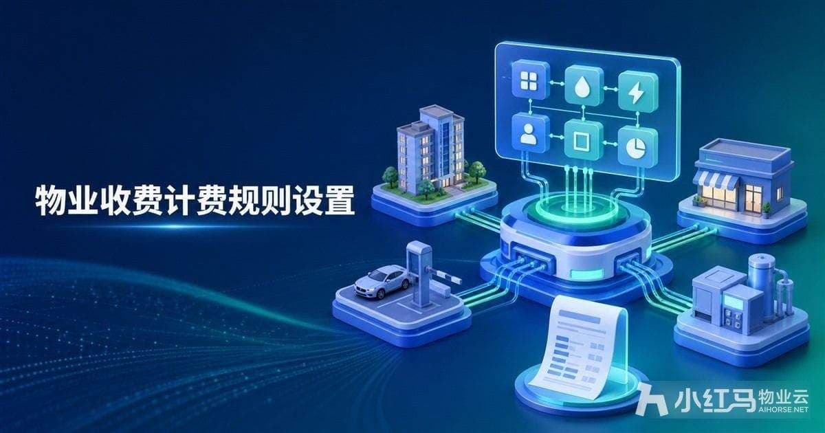 物业收费管理系统如何设置计费规则?