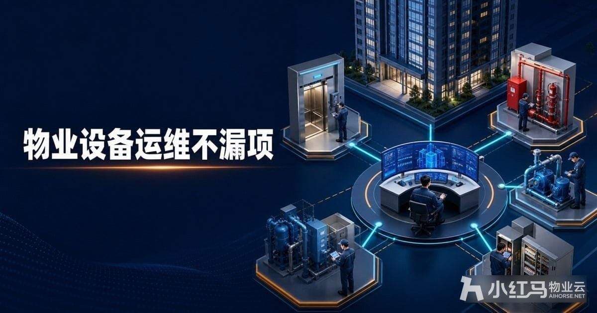 物业设备管理系统怎么建?运维不漏项