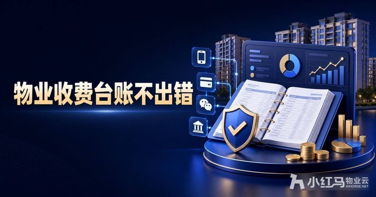 物业收费台账系统:告别错账漏账