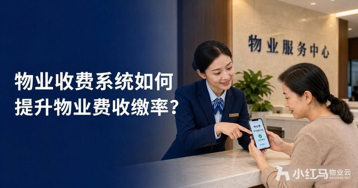 物业收费系统如何提升物业费收缴率?