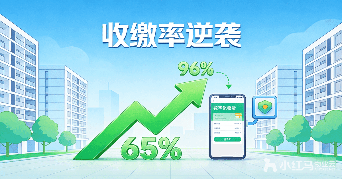 物业费收缴率从65%飙到96%,这家物业公司只改了一个动作
