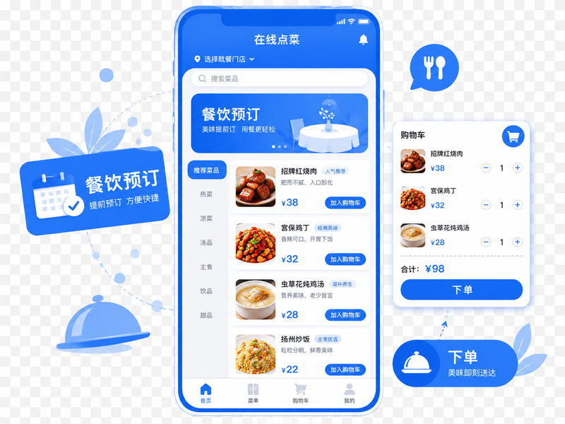 餐饮预订 - 在线点菜