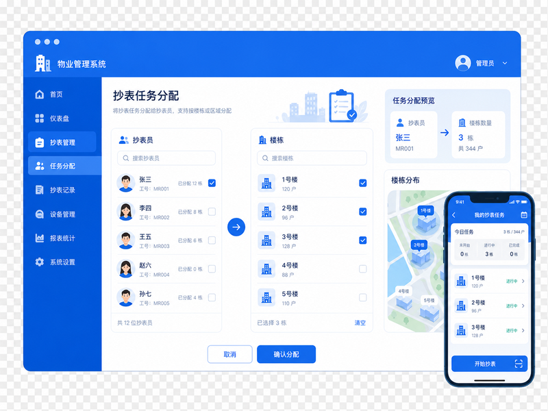 移动抄表计费 - 用量费用核算