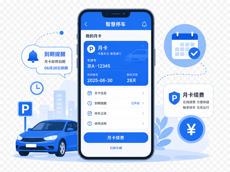 智慧停车系统 - 访客预约停车