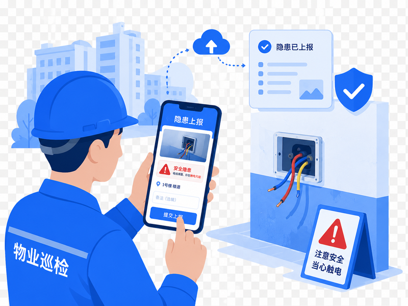 智慧巡检系统 - 隐患上报处理