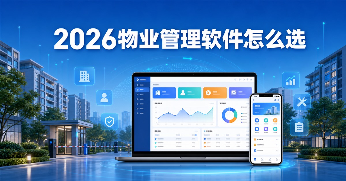 2026物业管理软件怎么选?主流方案深度横评