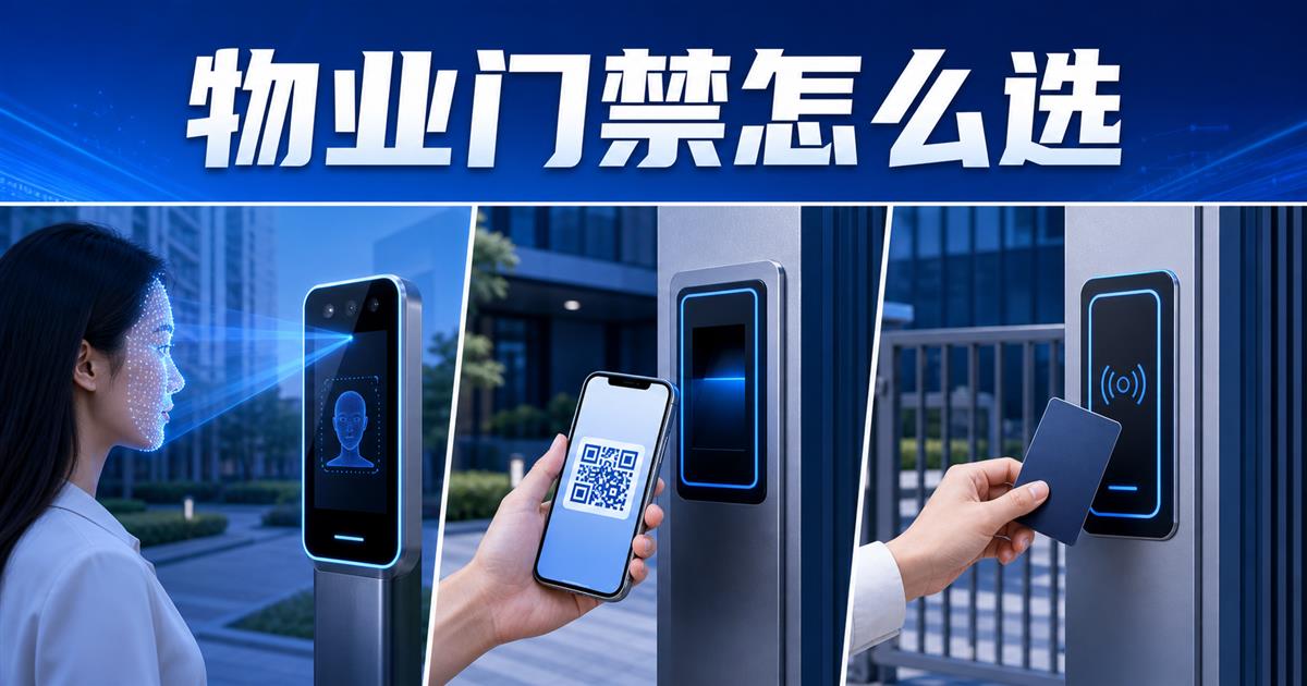 物业门禁怎么选?人脸识别还是二维码