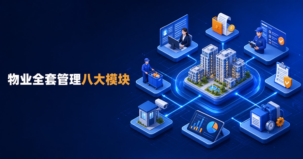 物业公司全套管理系统怎么搭?八大模块