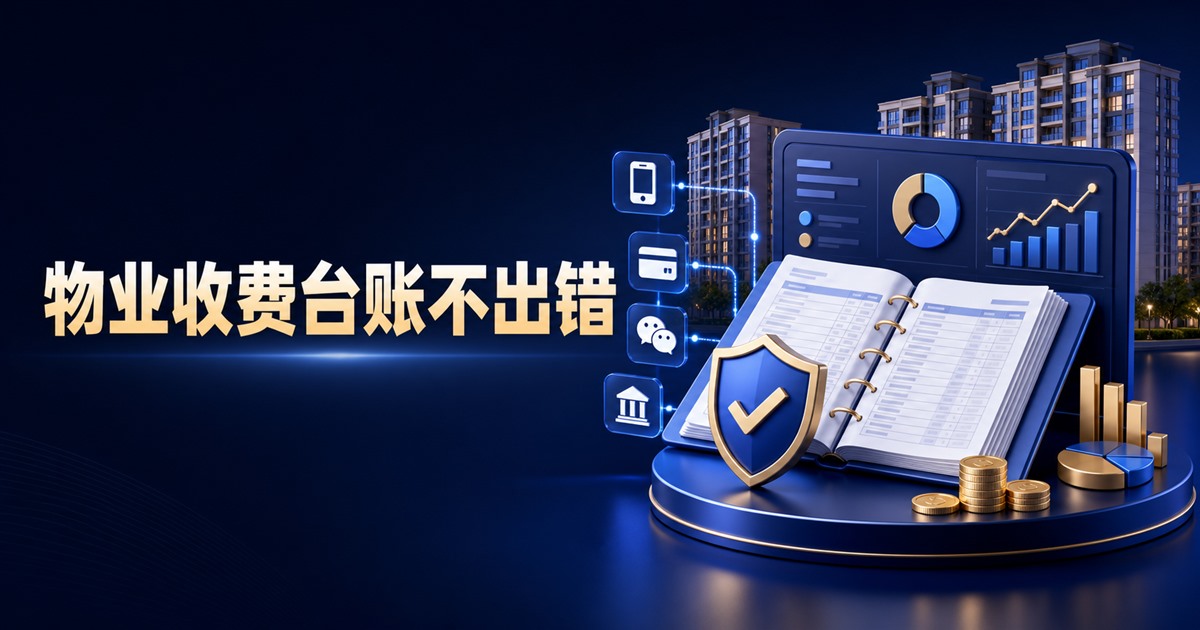 物业收费台账系统：告别错账漏账