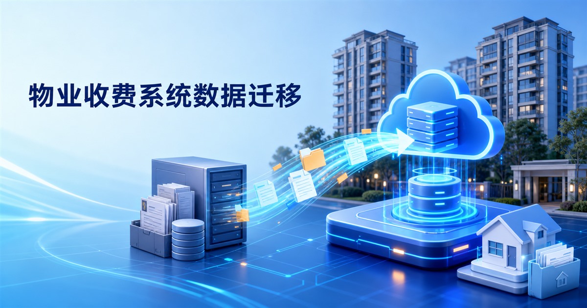 物业收费系统数据迁移怎么做？