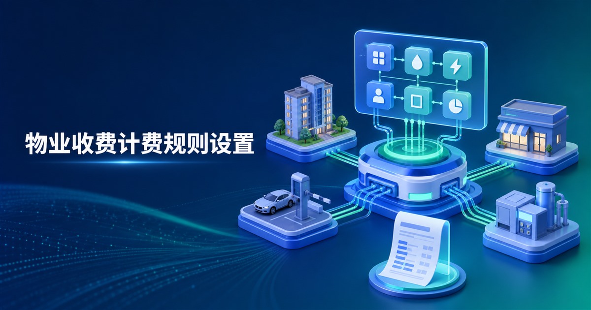 物业收费管理系统如何设置计费规则？